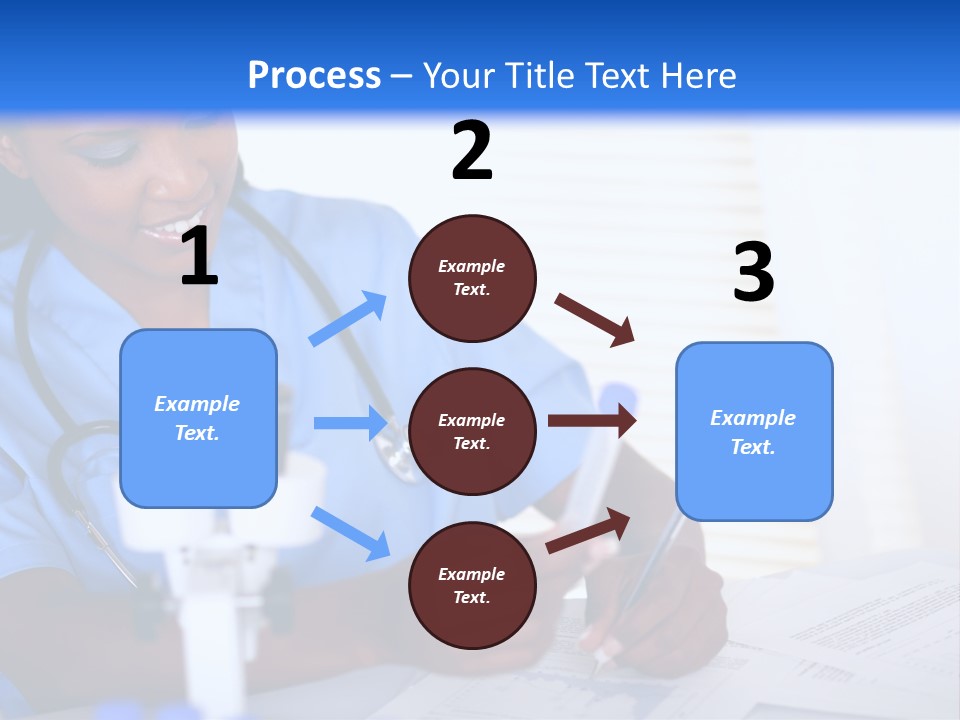 Cute Black Female PowerPoint Template