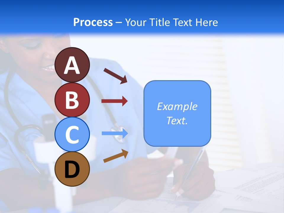 Cute Black Female PowerPoint Template