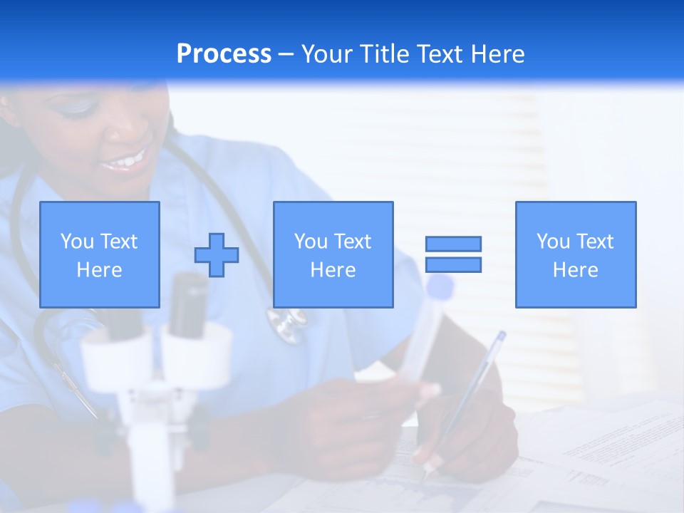 Cute Black Female PowerPoint Template