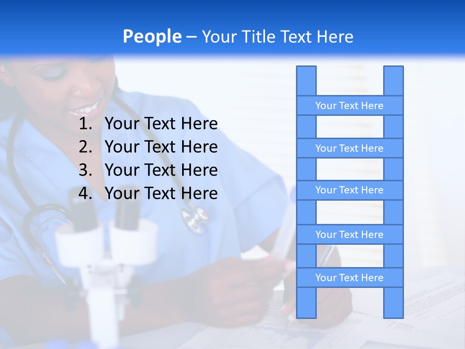 Cute Black Female PowerPoint Template