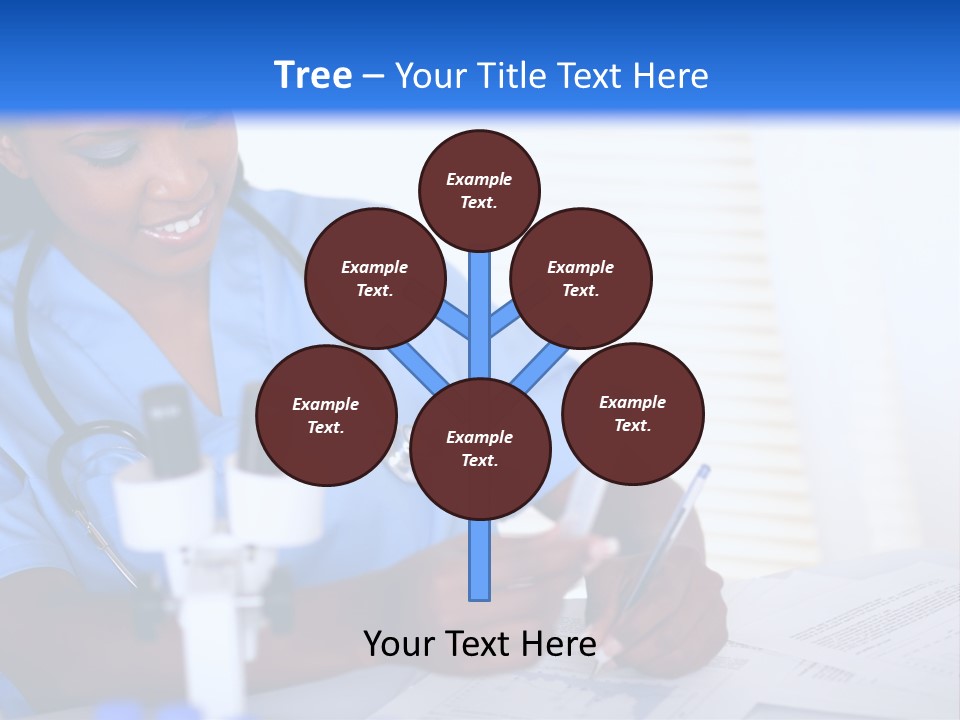 Cute Black Female PowerPoint Template