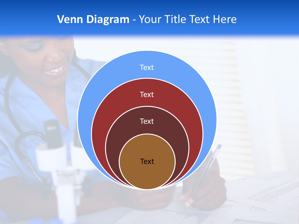 Cute Black Female PowerPoint Template