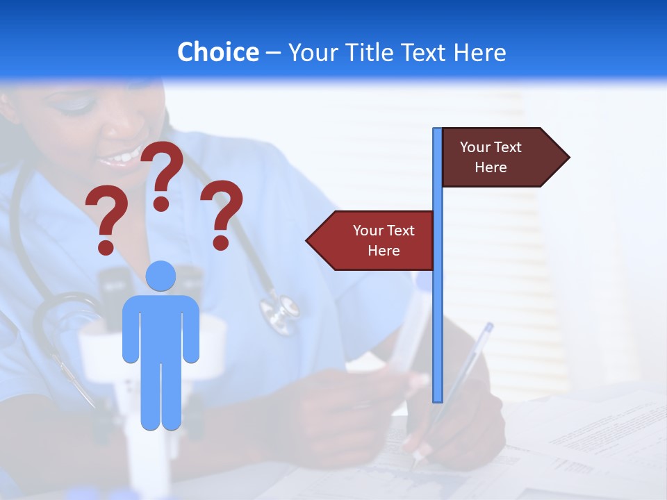 Cute Black Female PowerPoint Template