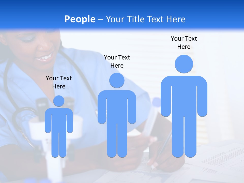 Cute Black Female PowerPoint Template