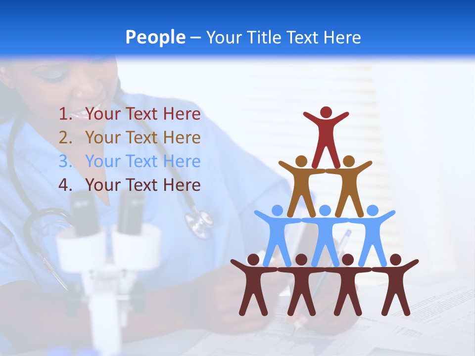 Cute Black Female PowerPoint Template