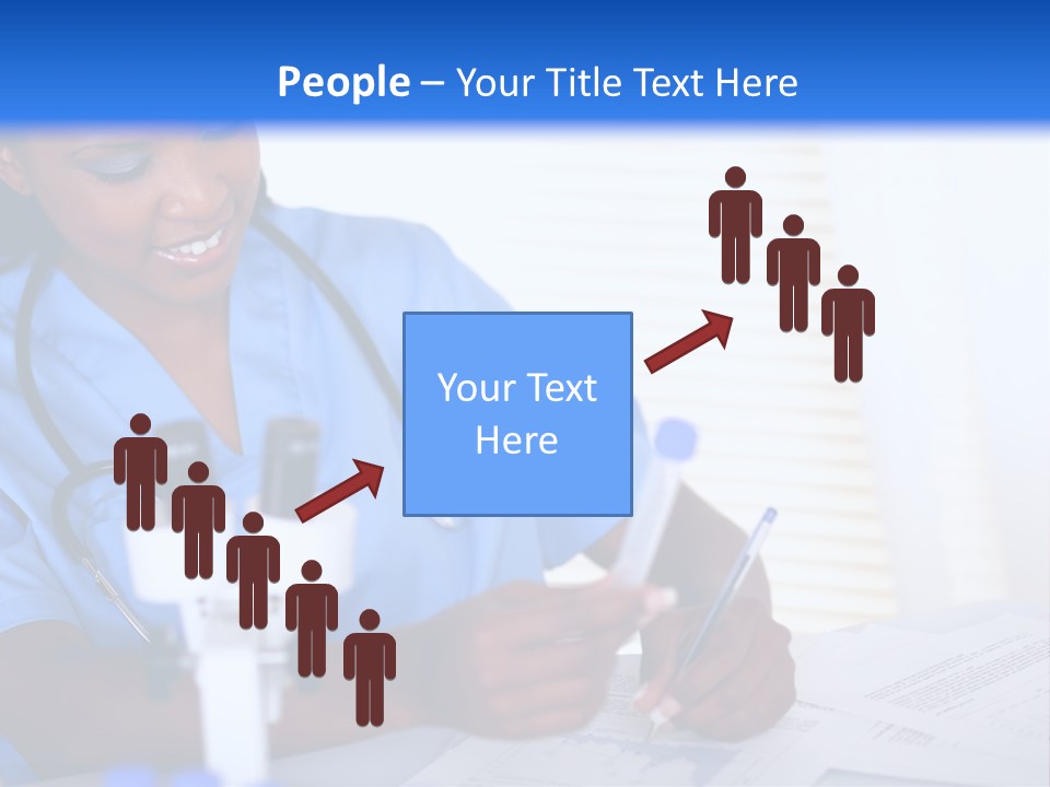 Cute Black Female PowerPoint Template