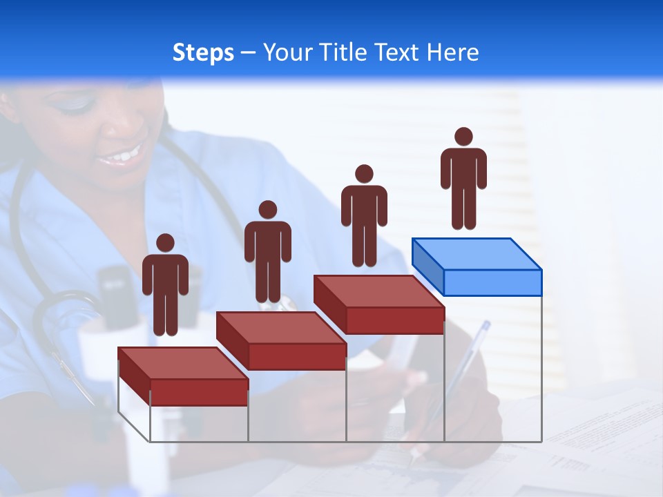 Cute Black Female PowerPoint Template