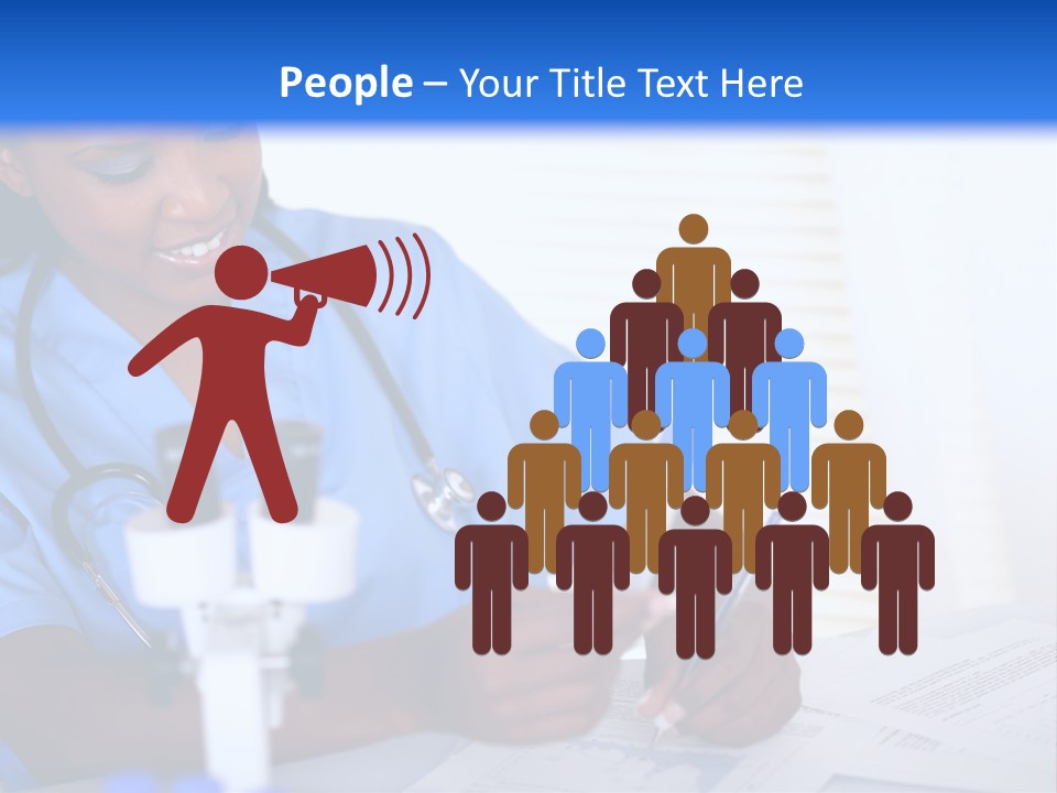 Cute Black Female PowerPoint Template