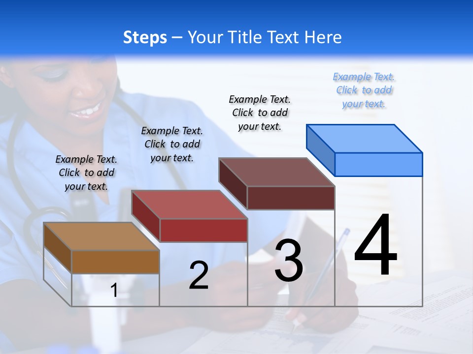 Cute Black Female PowerPoint Template
