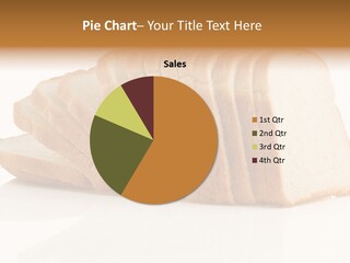 Lunch Slices Baguette PowerPoint Template