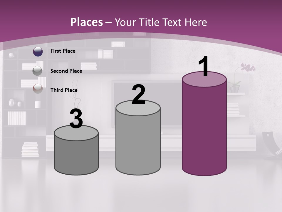Wall Interior Horizontal PowerPoint Template