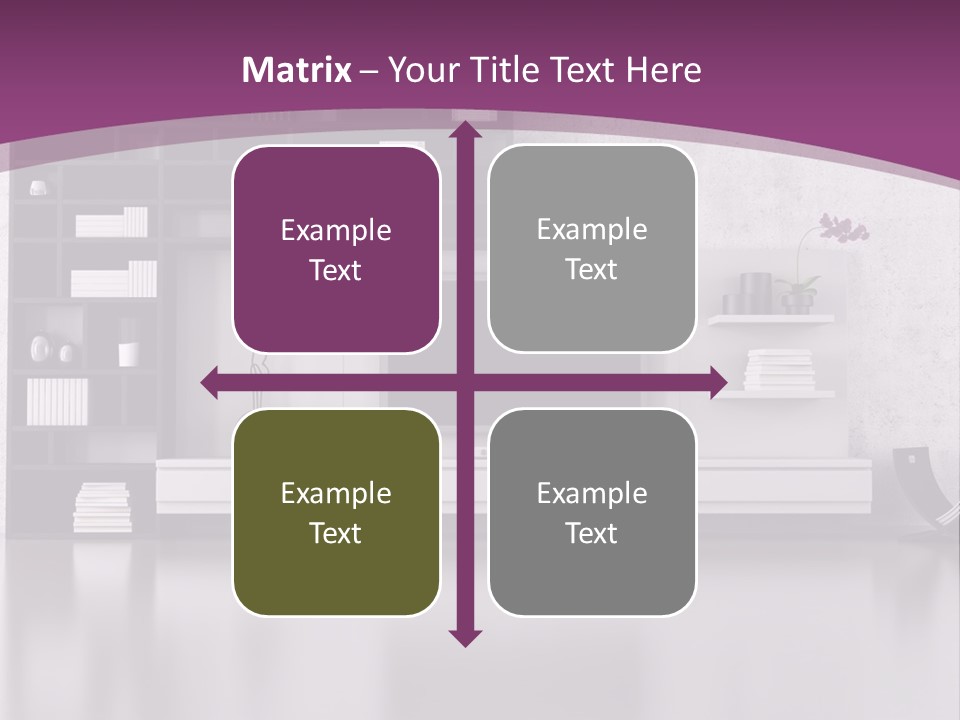 Wall Interior Horizontal PowerPoint Template