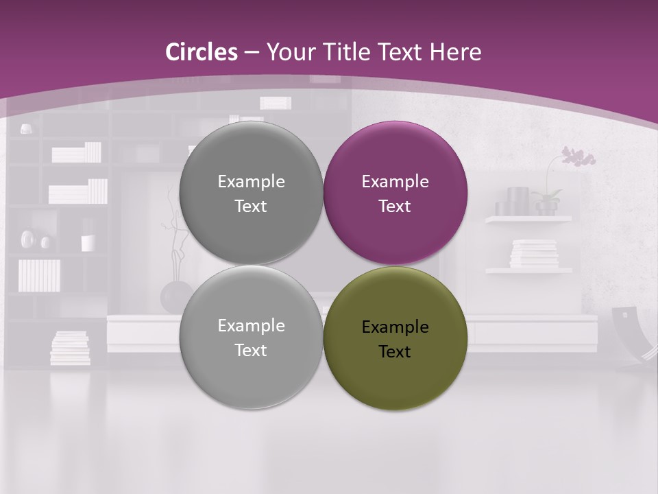 Wall Interior Horizontal PowerPoint Template