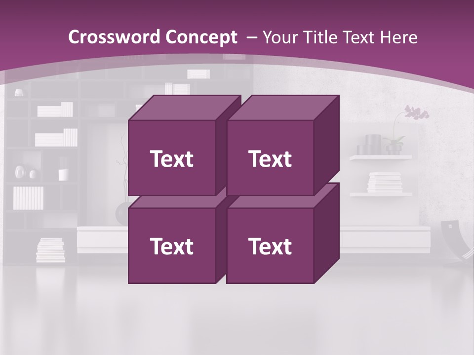 Wall Interior Horizontal PowerPoint Template