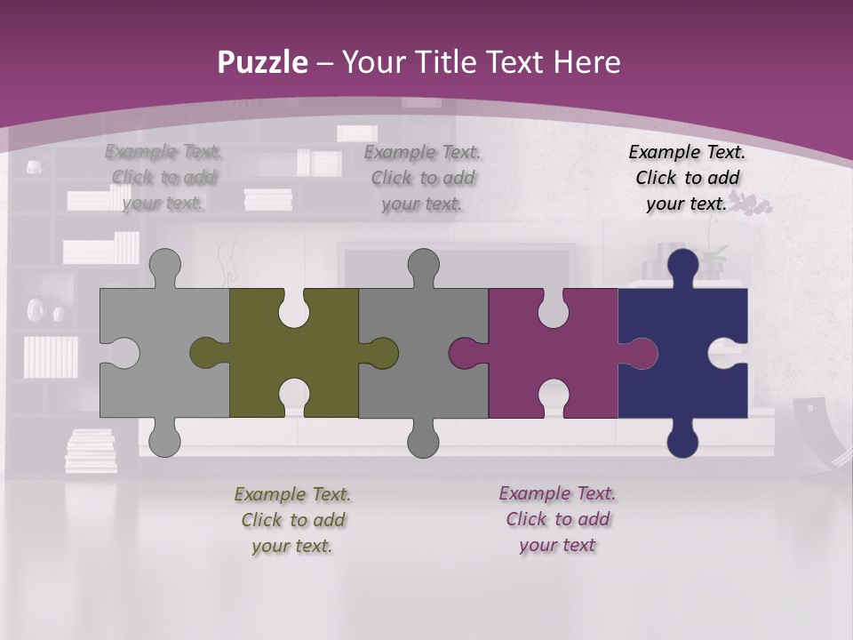 Wall Interior Horizontal PowerPoint Template