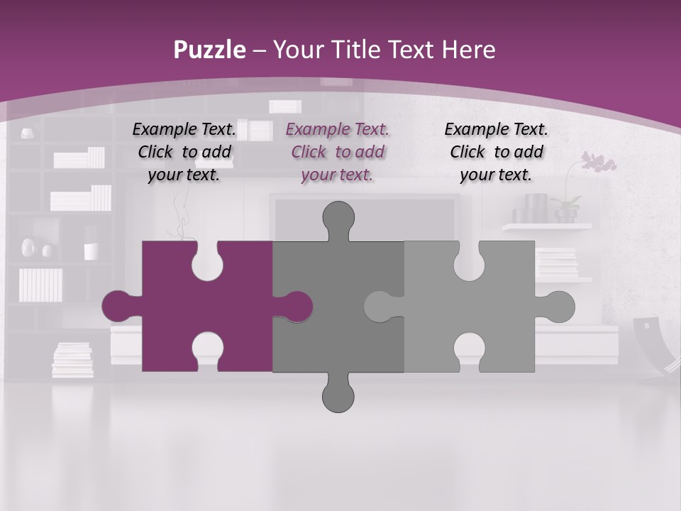 Wall Interior Horizontal PowerPoint Template