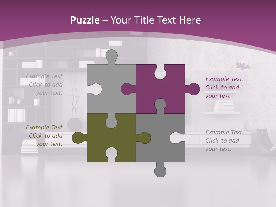 Wall Interior Horizontal PowerPoint Template