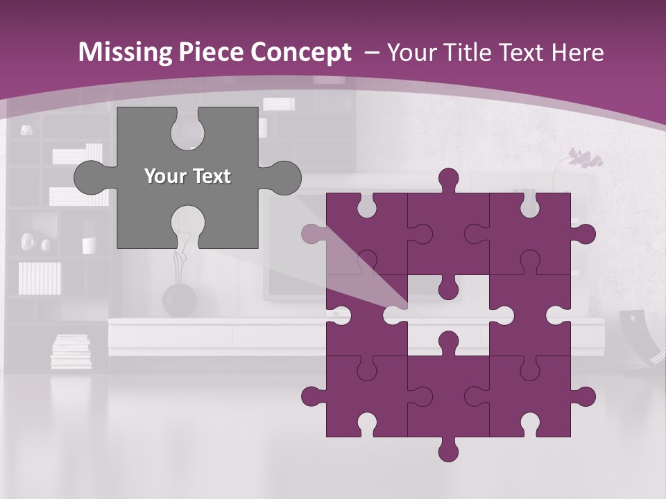 Wall Interior Horizontal PowerPoint Template