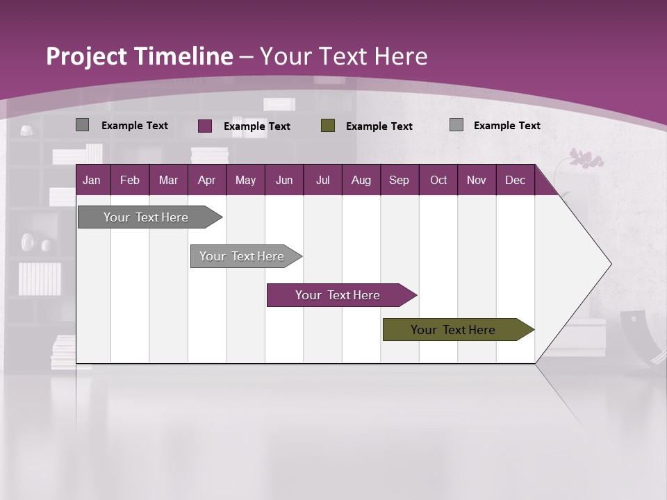 Wall Interior Horizontal PowerPoint Template