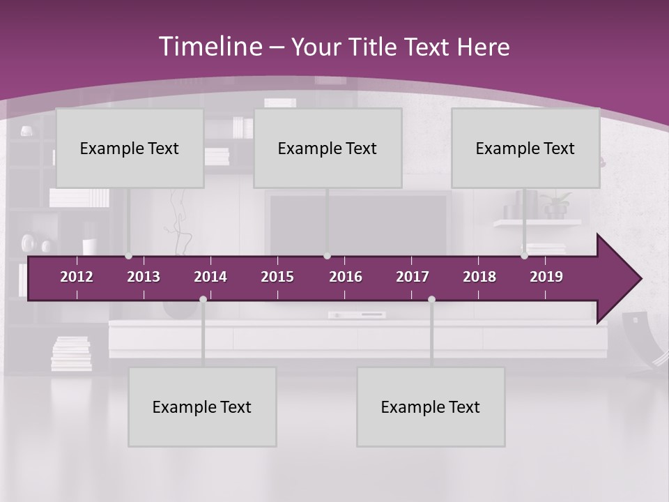 Wall Interior Horizontal PowerPoint Template