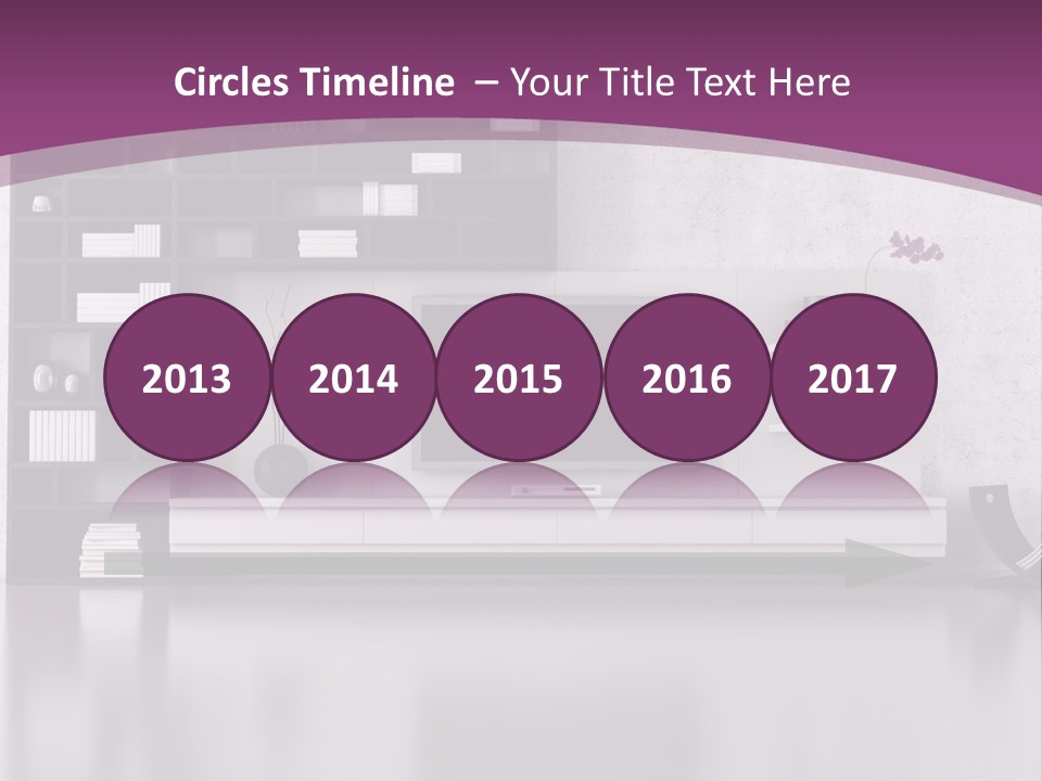 Wall Interior Horizontal PowerPoint Template