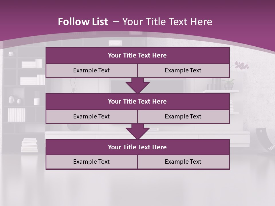 Wall Interior Horizontal PowerPoint Template