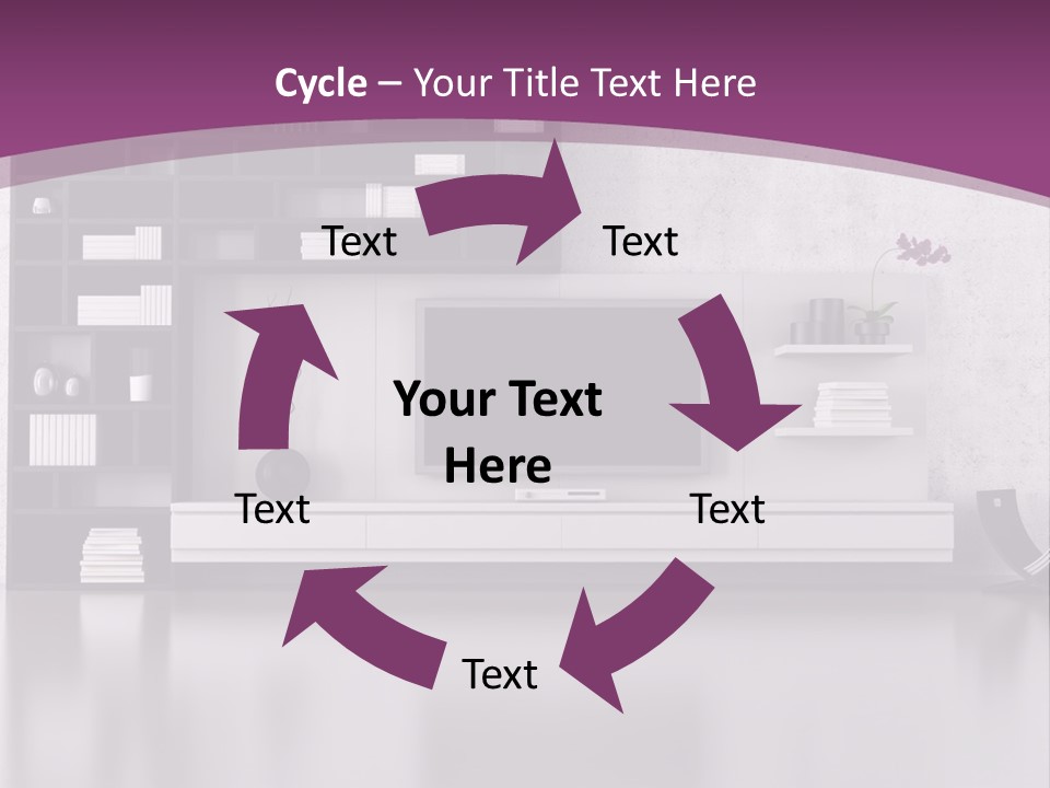 Wall Interior Horizontal PowerPoint Template