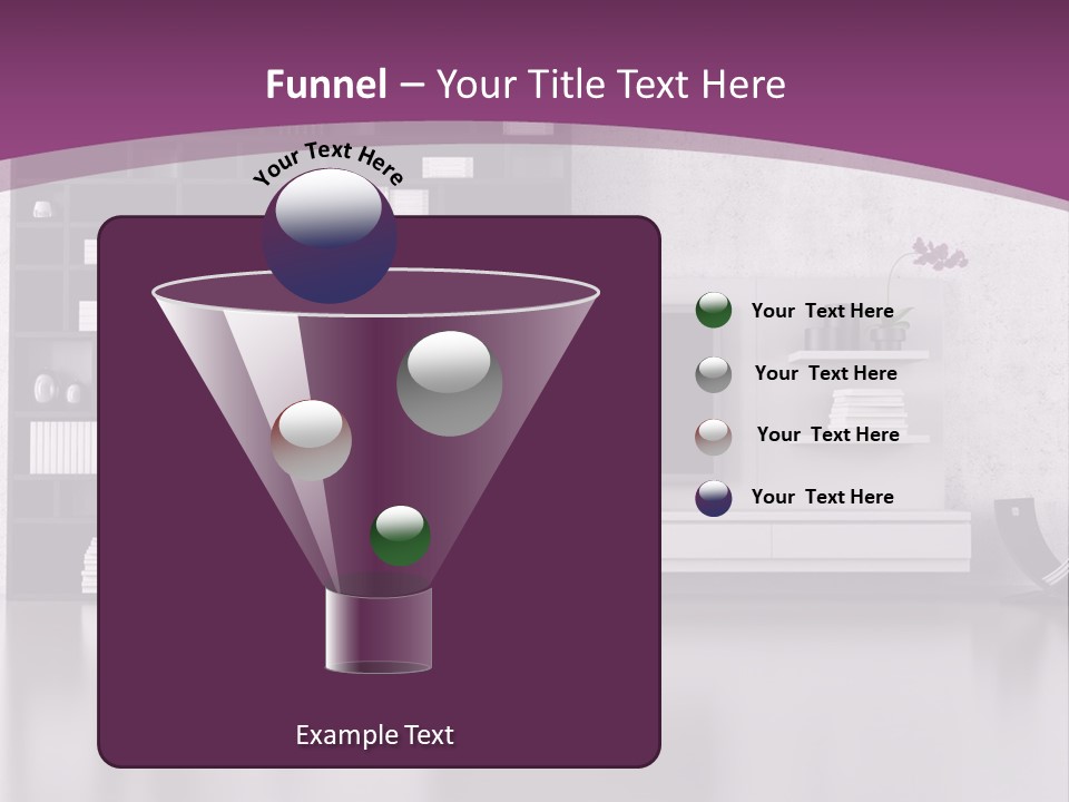 Wall Interior Horizontal PowerPoint Template