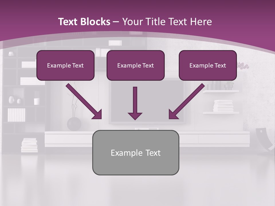 Wall Interior Horizontal PowerPoint Template
