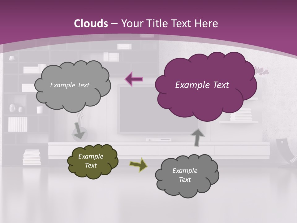 Wall Interior Horizontal PowerPoint Template