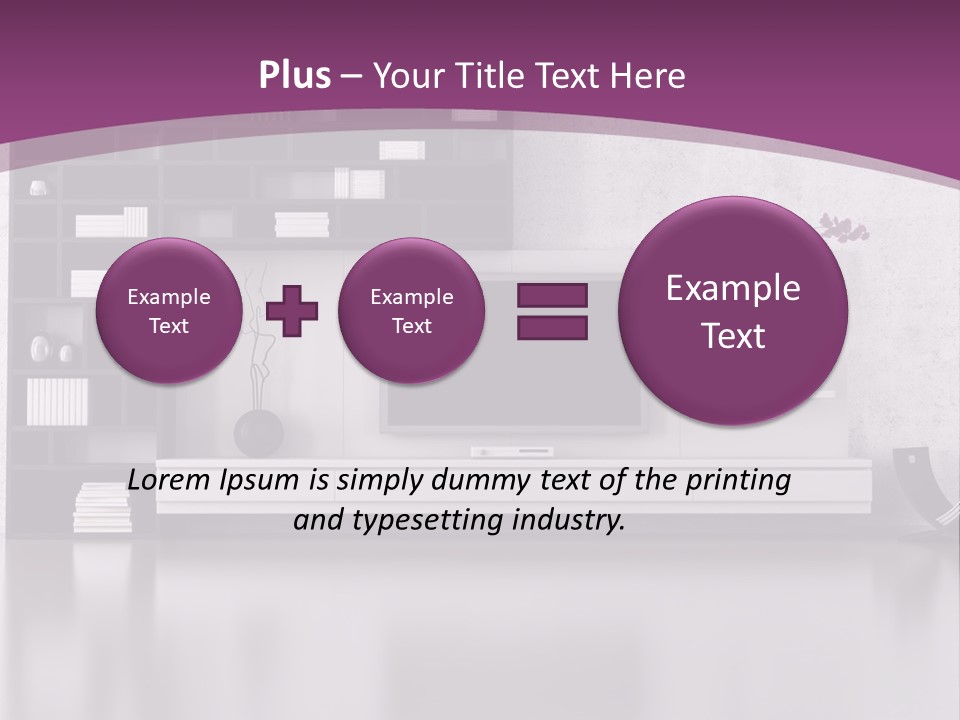 Wall Interior Horizontal PowerPoint Template