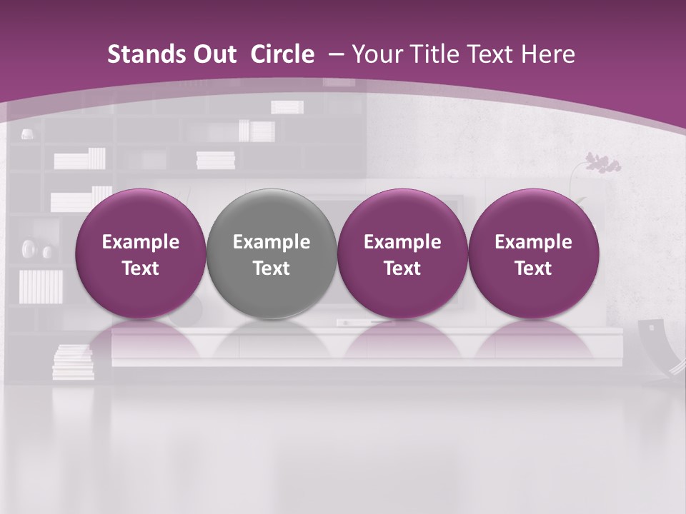 Wall Interior Horizontal PowerPoint Template