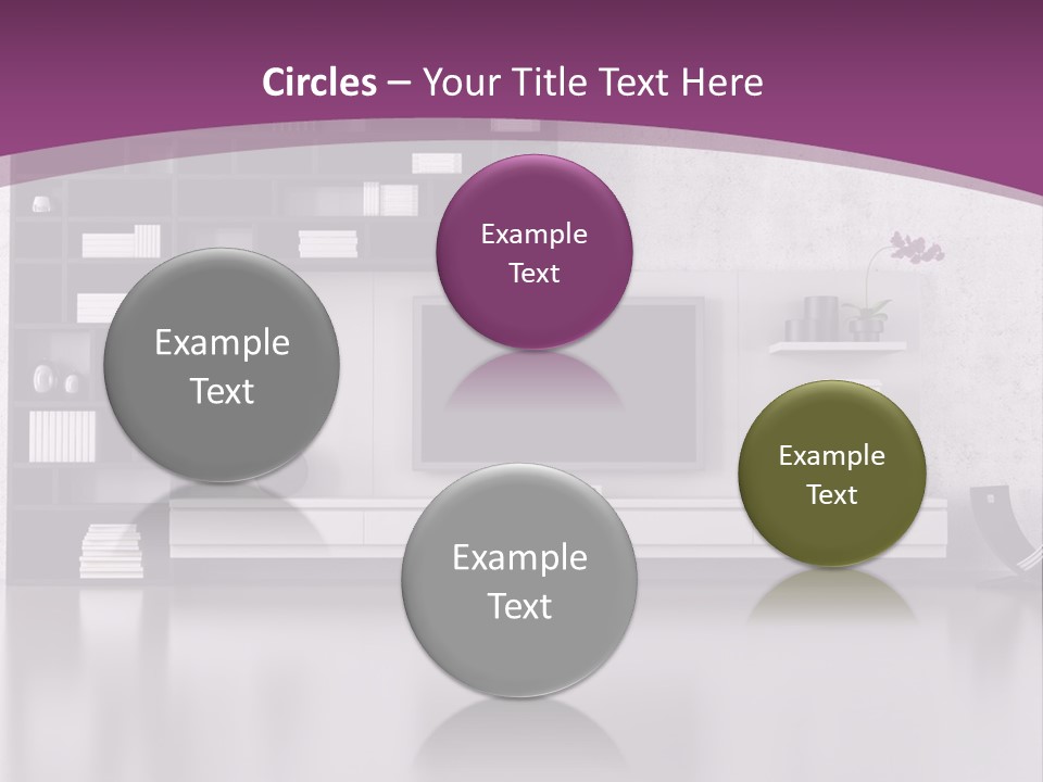 Wall Interior Horizontal PowerPoint Template