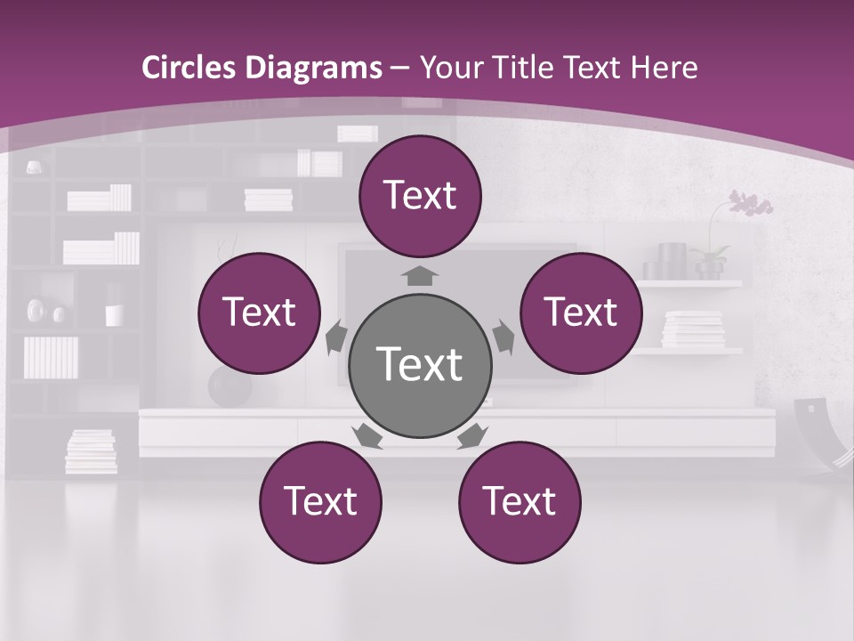 Wall Interior Horizontal PowerPoint Template