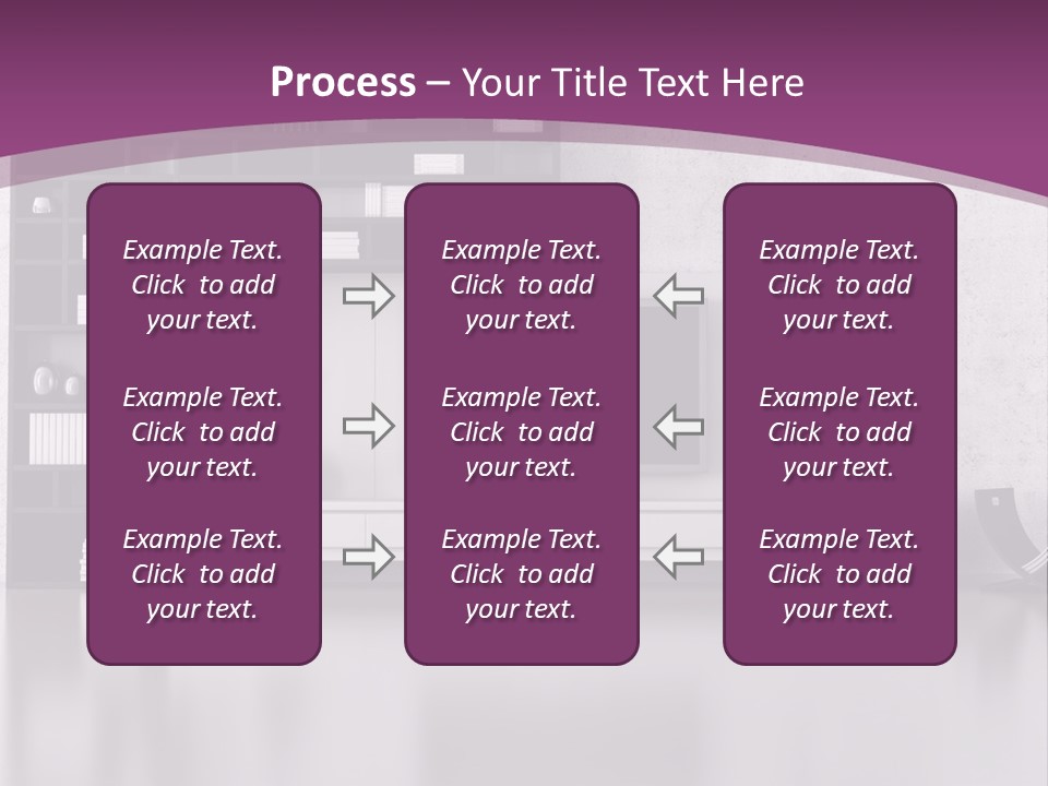 Wall Interior Horizontal PowerPoint Template