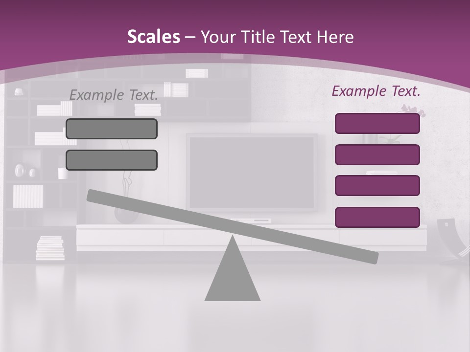 Wall Interior Horizontal PowerPoint Template