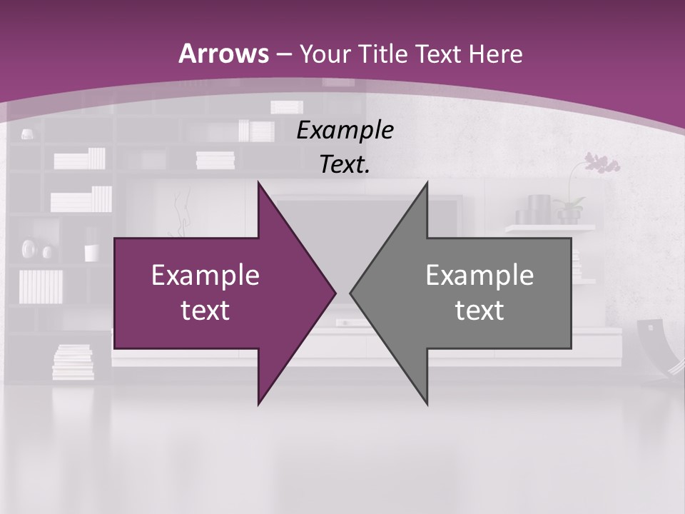 Wall Interior Horizontal PowerPoint Template