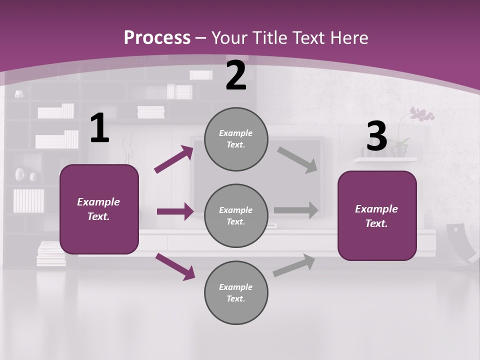 Wall Interior Horizontal PowerPoint Template