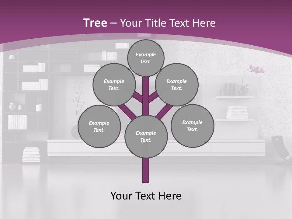 Wall Interior Horizontal PowerPoint Template