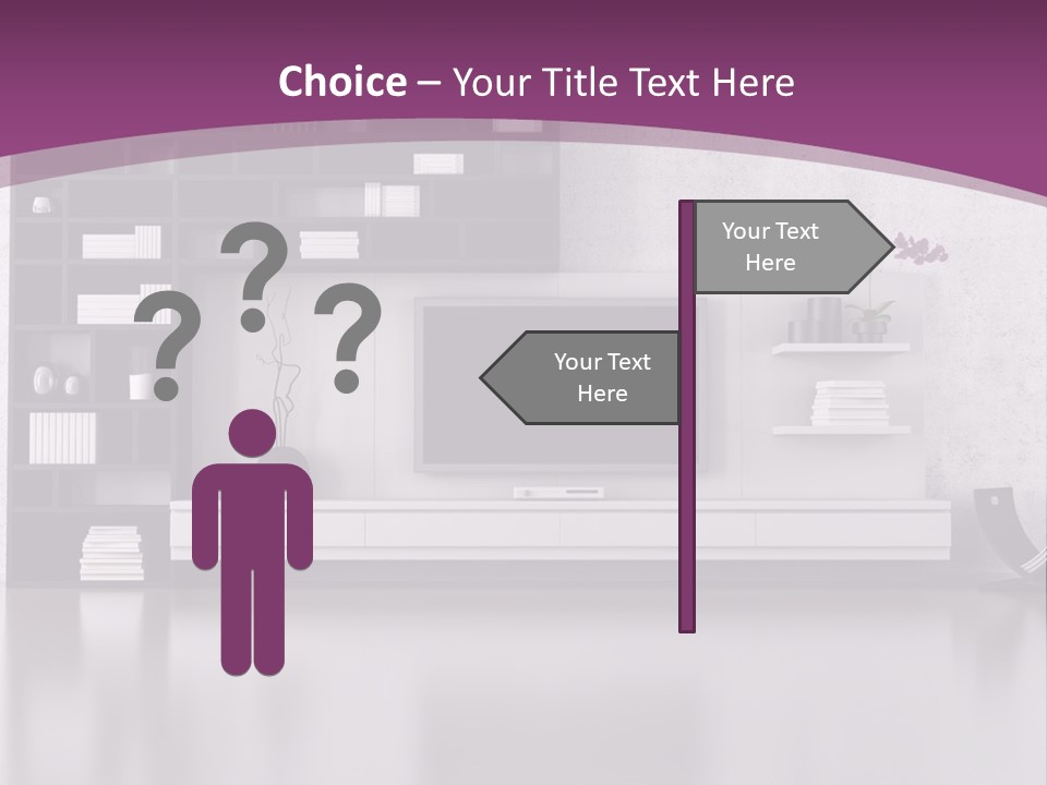 Wall Interior Horizontal PowerPoint Template