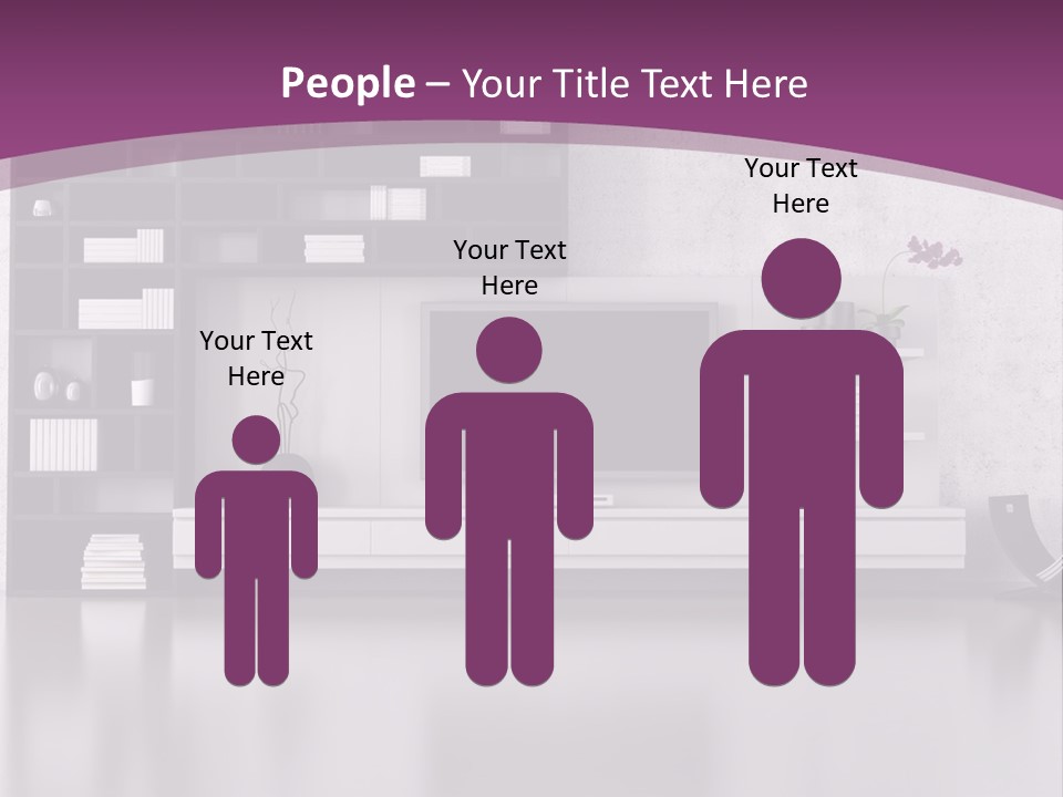 Wall Interior Horizontal PowerPoint Template