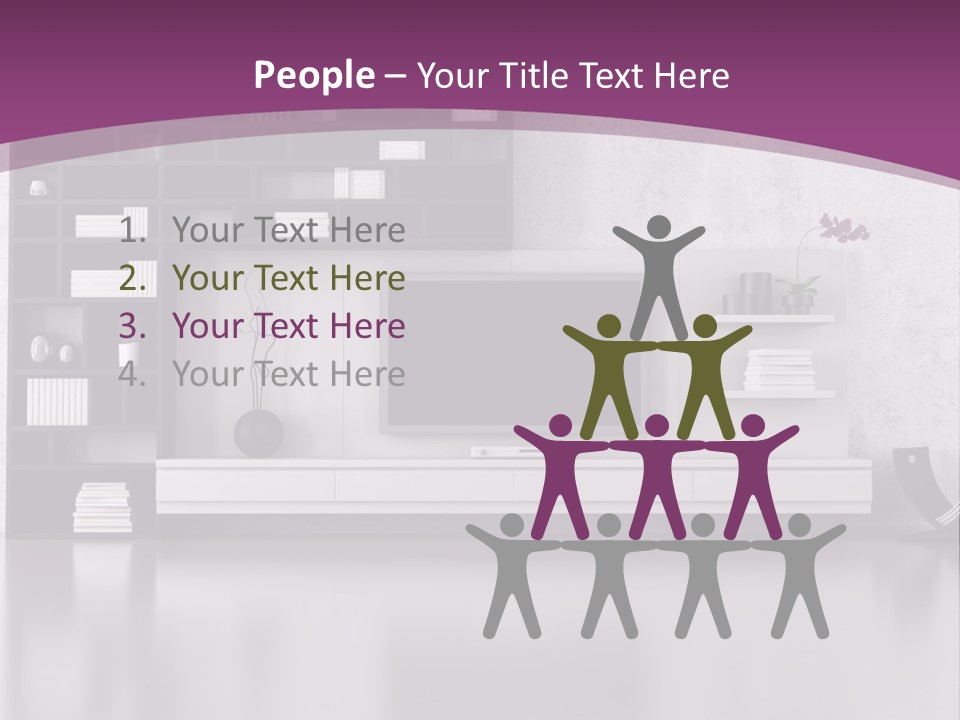 Wall Interior Horizontal PowerPoint Template