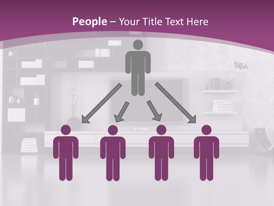 Wall Interior Horizontal PowerPoint Template