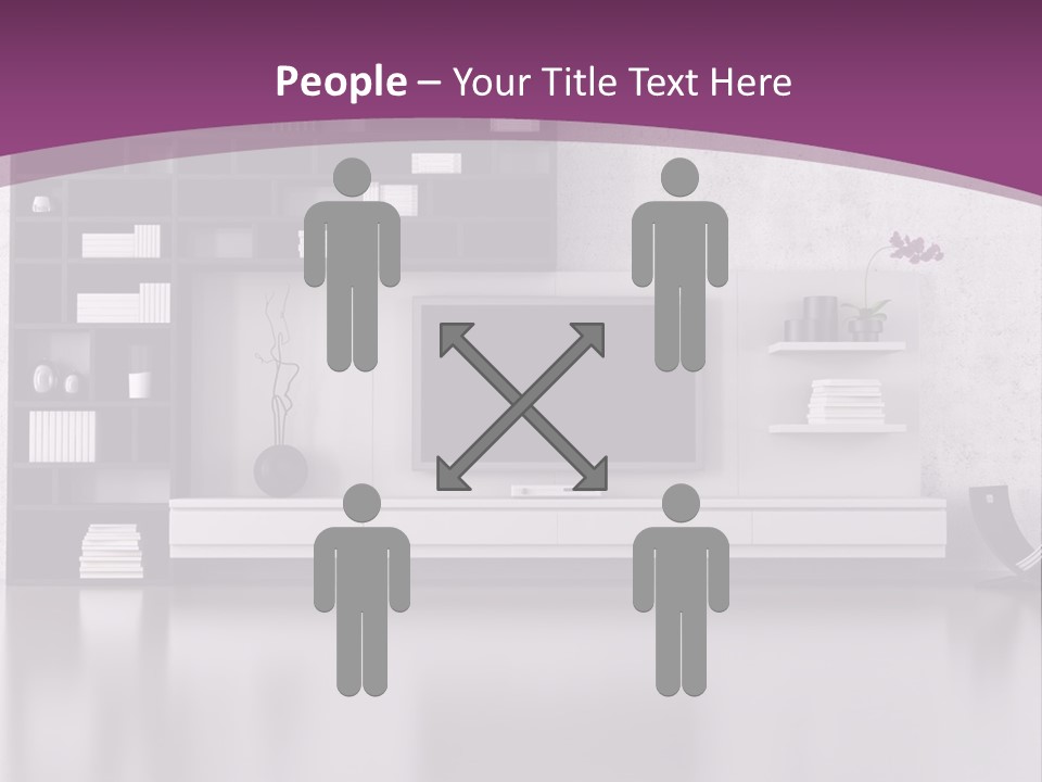 Wall Interior Horizontal PowerPoint Template