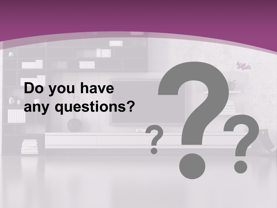 Wall Interior Horizontal PowerPoint Template