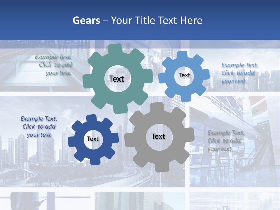 Luggage Modern Transportation PowerPoint Template