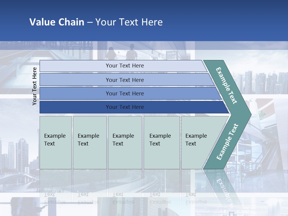 Luggage Modern Transportation PowerPoint Template
