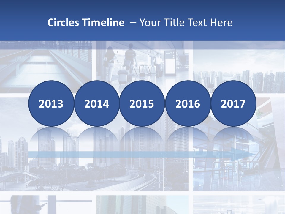 Luggage Modern Transportation PowerPoint Template