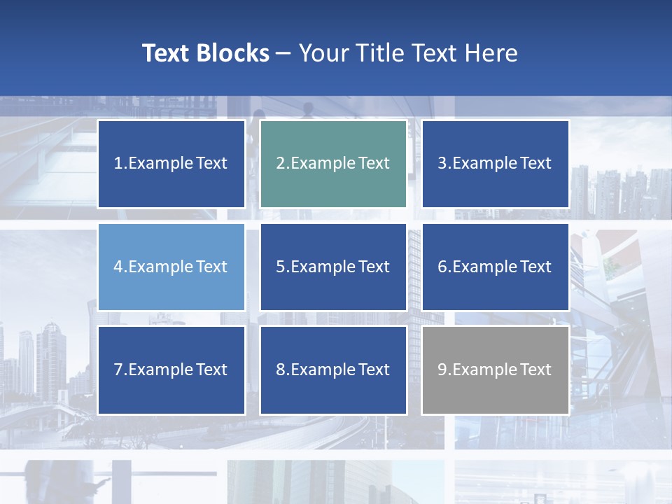Luggage Modern Transportation PowerPoint Template