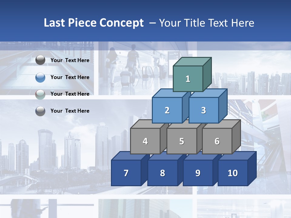 Luggage Modern Transportation PowerPoint Template